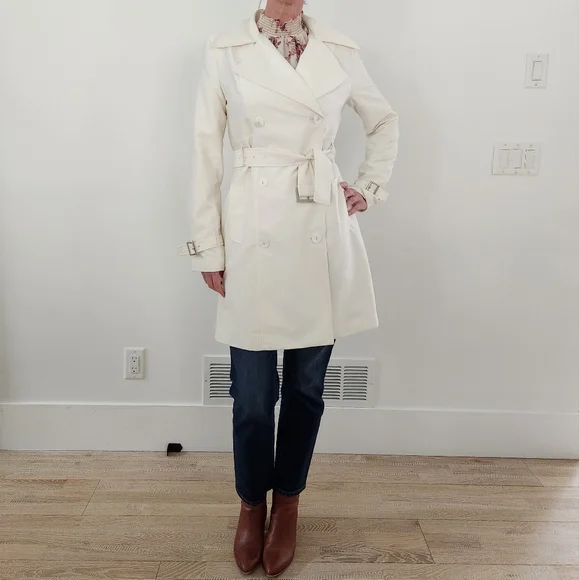 Cream trench coat - Picture 1 of 7